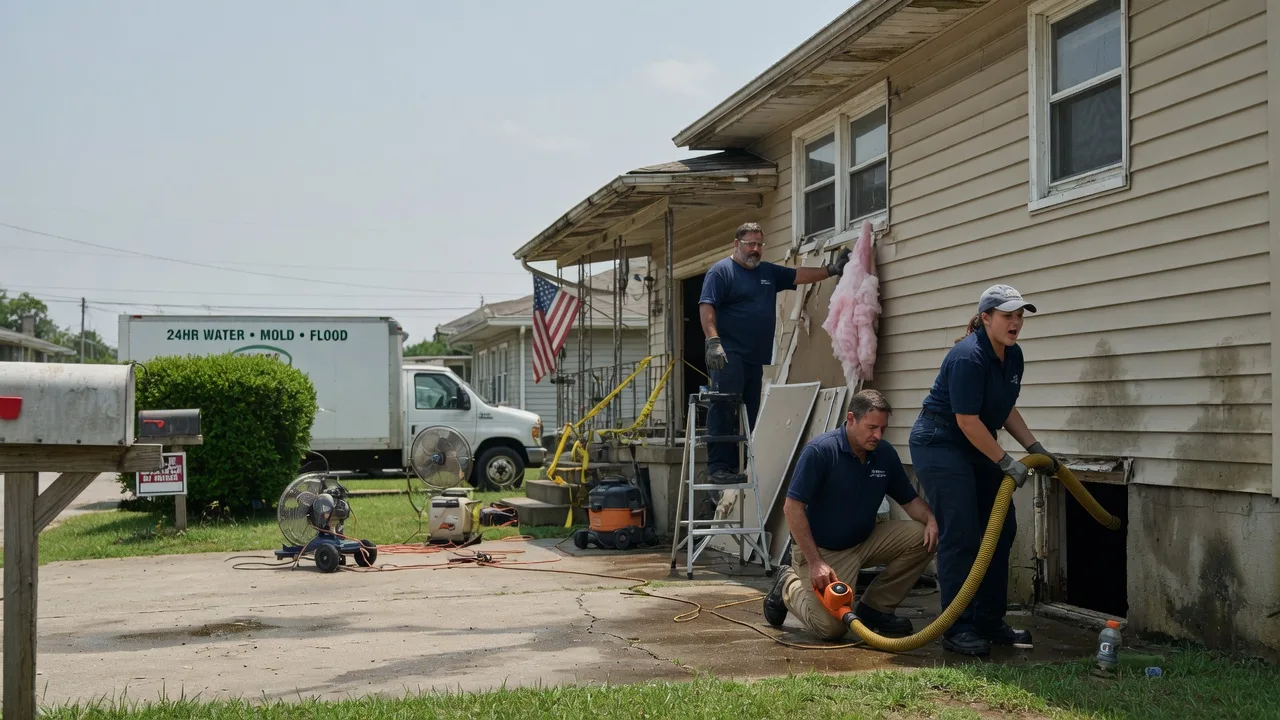 Water Damage Repair in Tonganoxie, KS near me